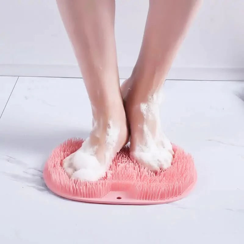 Non-Slip Silicone Scrubber For Back And Feet