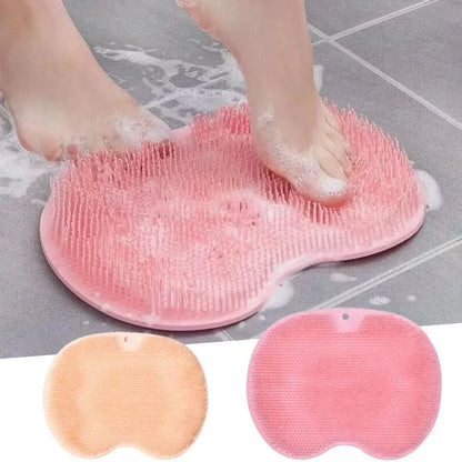 Non-Slip Silicone Scrubber For Back And Feet