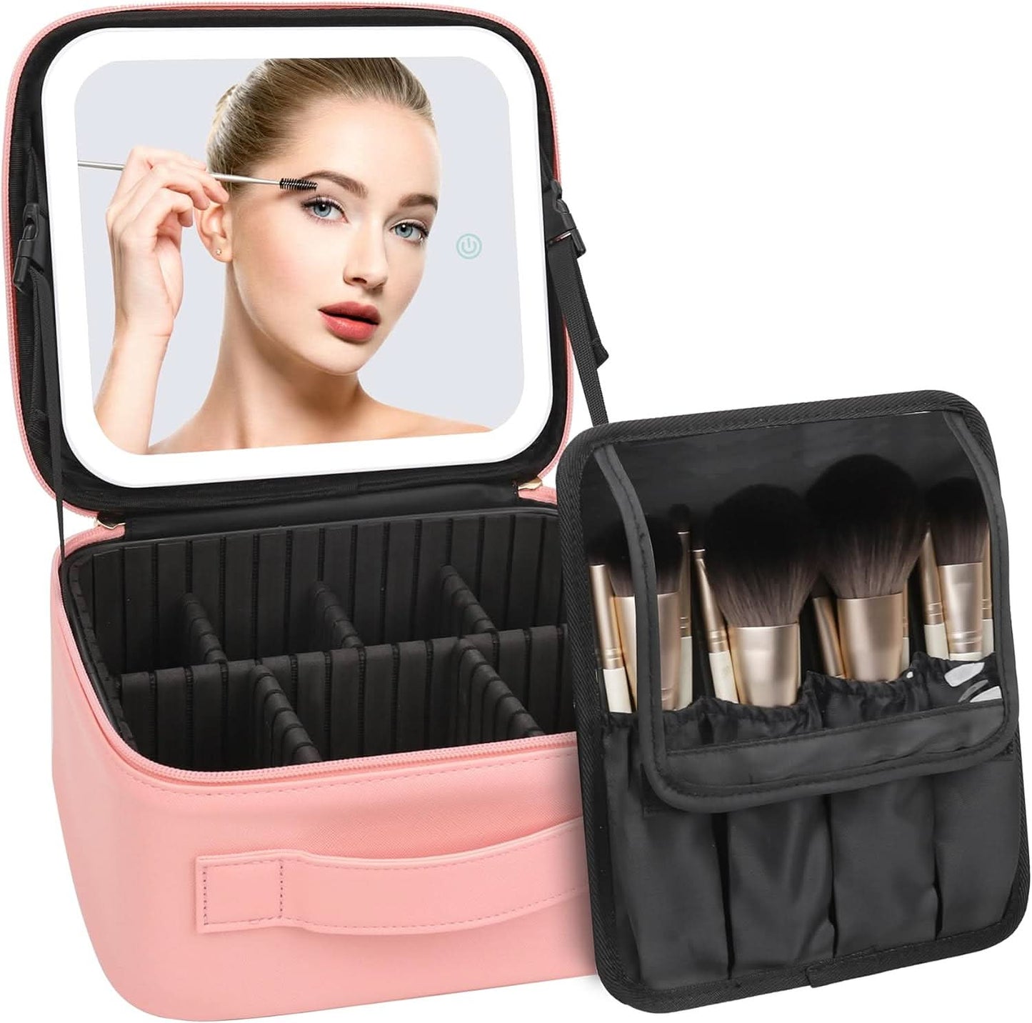 Famous LED Mirror Makeup Bag