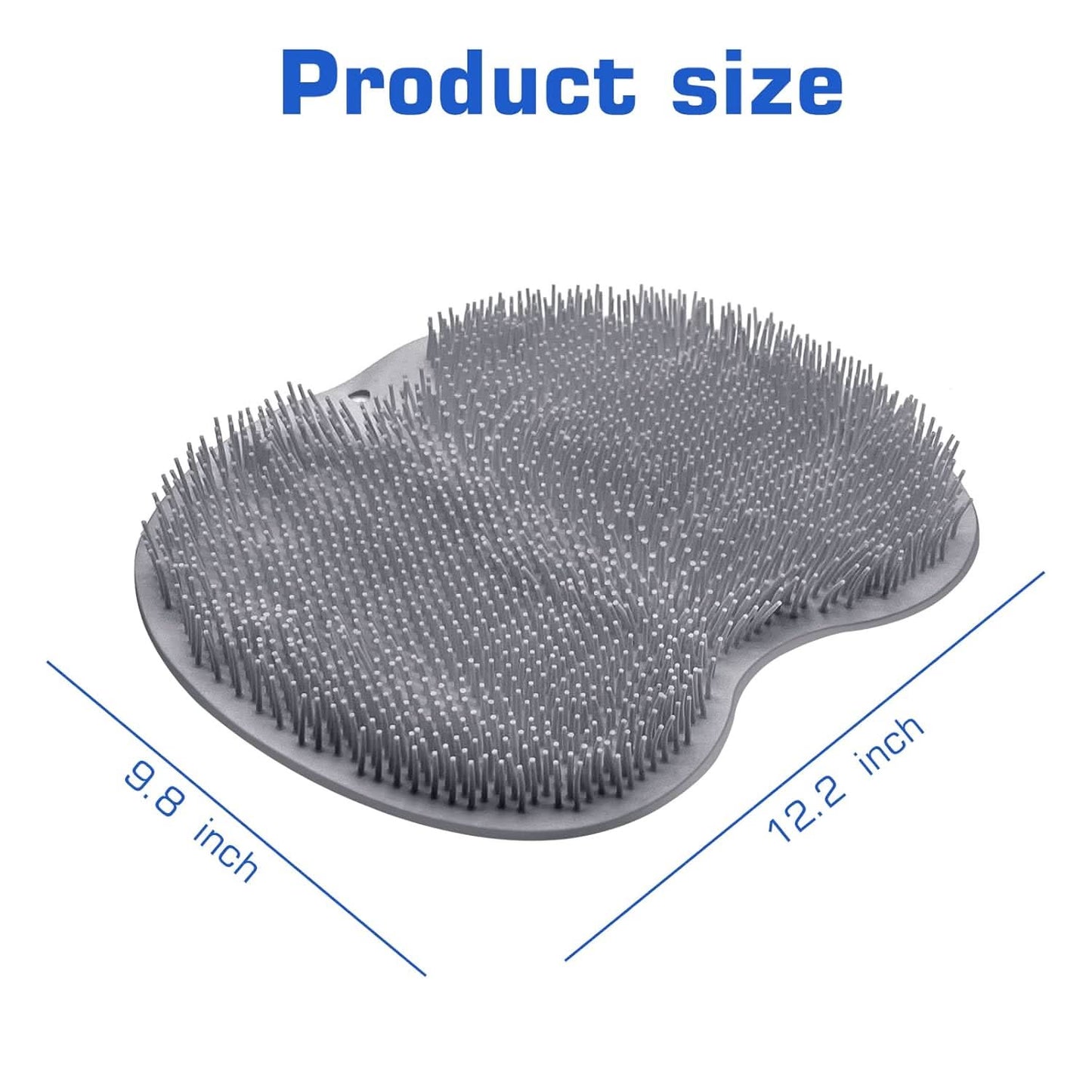 Non-Slip Silicone Scrubber For Back And Feet