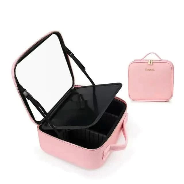 Famous LED Mirror Makeup Bag