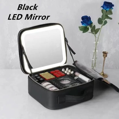 Famous LED Mirror Makeup Bag