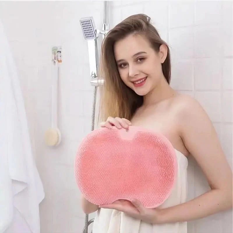 Non-Slip Silicone Scrubber For Back And Feet